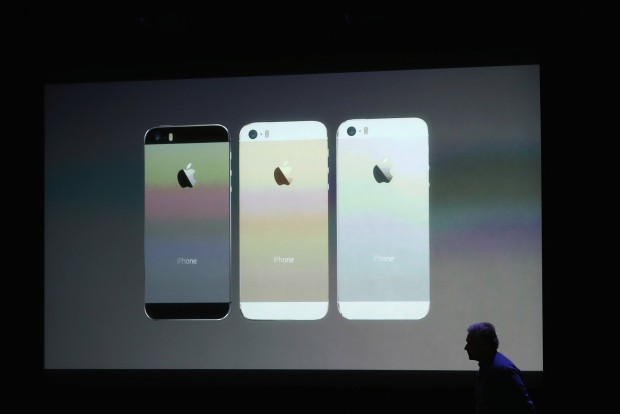 Apple präsentiert das iPhone 5S. (Bild: Justin Sullivan/Getty Images)