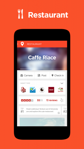 In Restaurants werden weiterführende Informationen angezeigt. (Bild: Aviate)