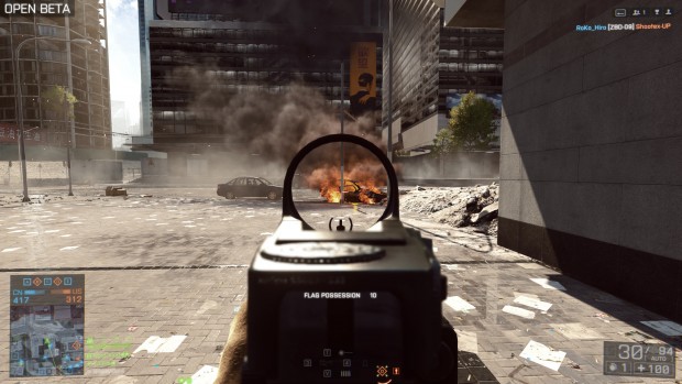 Rauch und Feuer beherrscht die Frostbite-3-Engine sehr gut. (Screenshot: Marc Sauter/Golem.de)