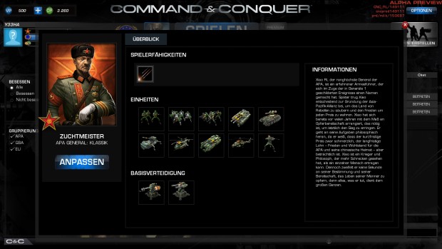 Der APA-Klassik-General (Screenshot: Marc Sauter/Golem.de)