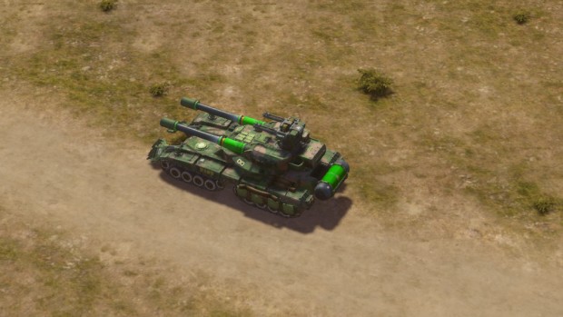 Der Overlord-Panzer in Command & Conquer 2013 (Screenshot: Marc Sauter/Golem.de) 