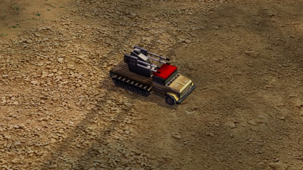 Das Vierlingsgeschütz in Generals (Screenshot: Marc Sauter/Golem.de) 