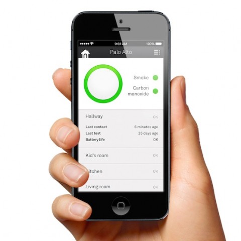 Die App von Nest Protect (Bild: Nest)