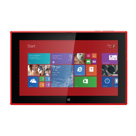 Nokias erstes Tablet Lumia 2520 hat einen 10-Zoll-Bildschirm mit einer Auflösung von 1.920 x 1.080 Pixeln. (Bild: Nokia)