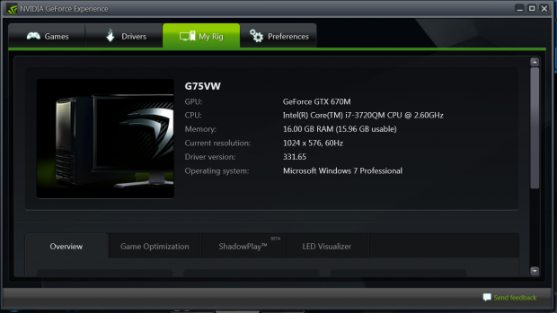 Daher funktioniert Shadowplay nicht, die Kepler-Technik ist Pflicht. (Screenshot: Nico Ernst/Golem.de)