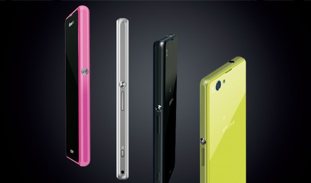 Das Smartphone ist in Weiß, Schwarz, Pink und Gelb erhältlich. (Bild: Sony)