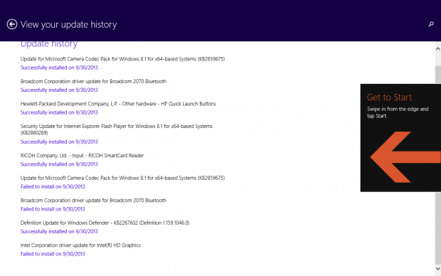 Schön zu sehen: die Tipps von Windows 8.1 für die, die nicht wissen, was sie tun sollen (Screenshot: Golem.de)