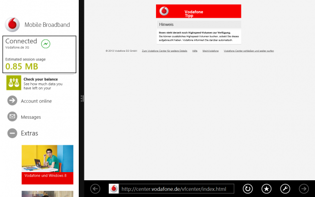...andere Apps öffnen, ohne selbst in einen Minimalmodus wechseln zu müssen. Die Aufteilung ist verglichen mit dem Vorgänger flexibler geworden. (Screenshot: Golem.de)