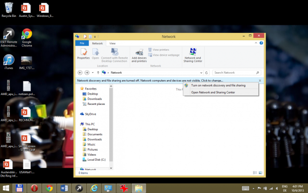 Dafür ist die Umstellung auf Arbeits- oder Privatnetzwerke etwas umständlich geworden. (Screenshot: Golem.de)