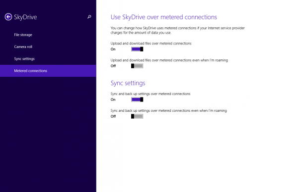 Sehr praktisch: Wer gedrosselte Verbindungen benutzt, egal ob WWAN oder das seltener eingeschränkte WLAN, kann hier den Datentransfer deutlich einschränken. (Screenshot: Golem.de)