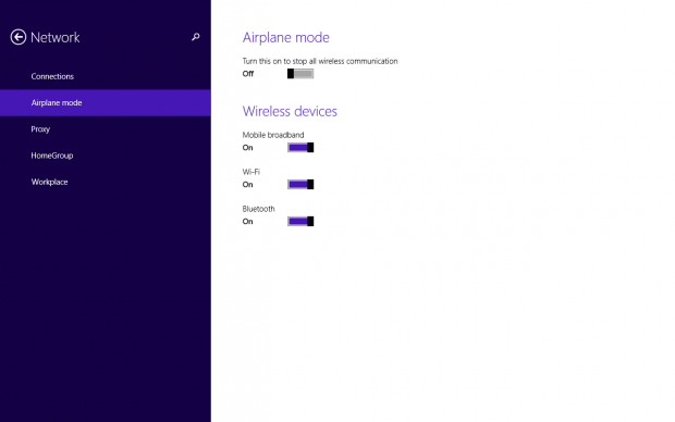 Der neu designte Flugmodus ist zwar in seiner vollen Funktion etwas tiefer in den Einstellungen positioniert, löst aber die vielen herstellereigenen Tools mit einem konsistenten Werkzeug ab. (Screenshot: Golem.de)