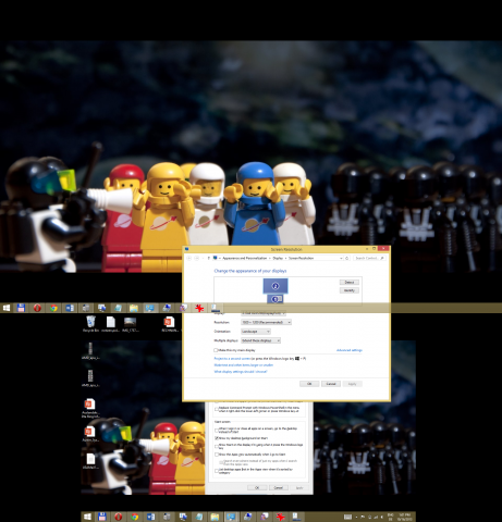 Multimonitorbetrieb mit 1.920 x 1.200 sowie 1.280 x 800 Pixeln. (Screenshot: Golem.de)
