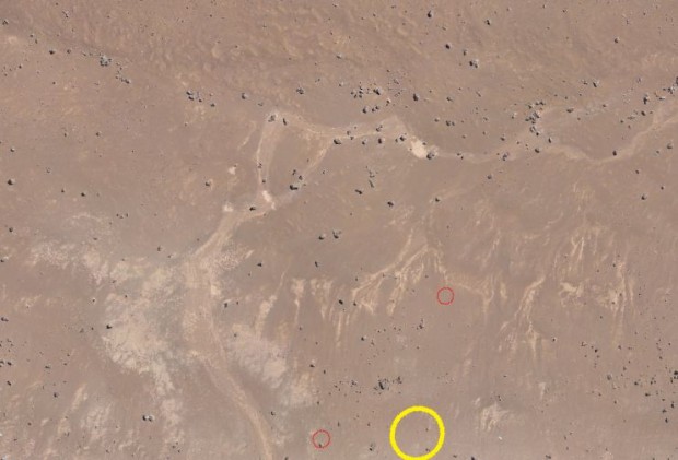 Derzeit wird der Rover in der chilenischen Wüste getestet. Das Testgebiet wurde mit einer Drohne erkundet. (Foto: Esa/RAL)