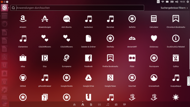 Die Scopes der semantischen Desktopsuche wurden deutlich erweitert.