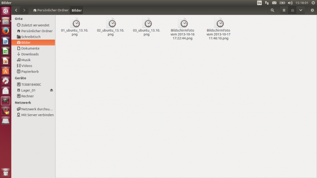 GTK+3-Anwendungen wurden besser an Unity angepasst, hier im Dateimanager Nautilus.