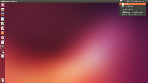 Das Tastaturlayout lässt sich jetzt über die System-Applets anpassen.