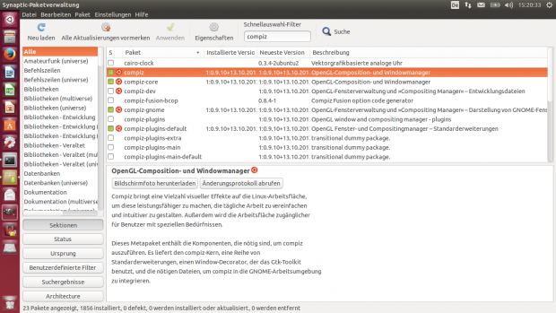 Am Fenstermanager Compiz haben die Canonical-Entwickler gearbeitet.
