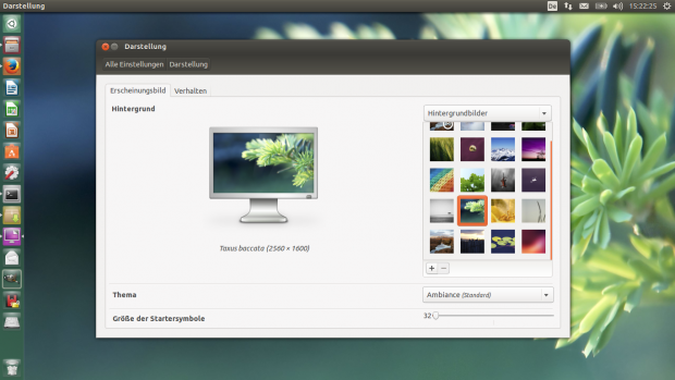 Weitere Wallpapers aus der Community sind ebenfalls integriert.