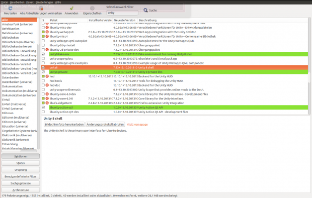 Der nächste Unity-Desktop lässt sich versuchsweise installieren,...