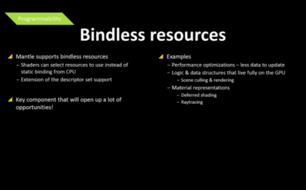 Mantle-Präsentation von Johan Andersson (Bild: AMD)