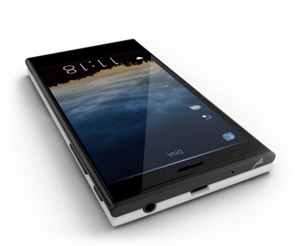 Das Gerät hat einen 4,5-Zoll großen Bildschirm. (Bild: Jolla)