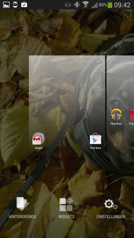 Die Menüs im Launcher hat Google neu gestaltet. (Screenshot: Golem.de)
