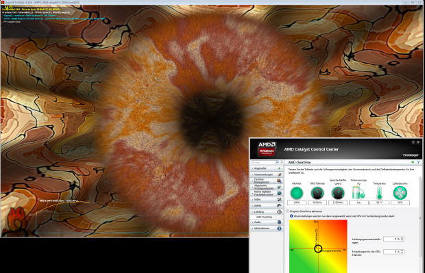 47 Prozent Lüfterdrehzahl sollten es sein, Furmark treibt die 290 darüber. (Screenshot: Golem.de)