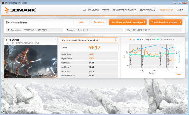 Core i7-4960X, 16 GByte RAM, 290(X) und GTX vorgeheizt, bitte Text beachten.