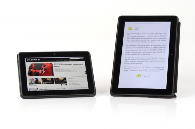 Amazon hat bei den neuen Modellen höher auflösende Displays und schnelle Prozessoren verbaut. (Bild: Tobias Költzsch/Golem.de)