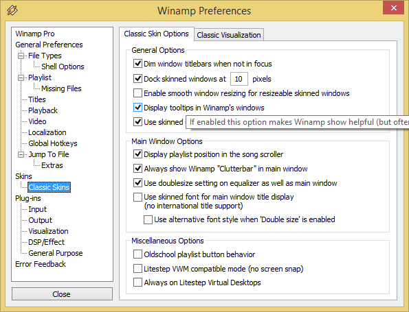 Winamp 5.66  (Screenshot: Golem.de)