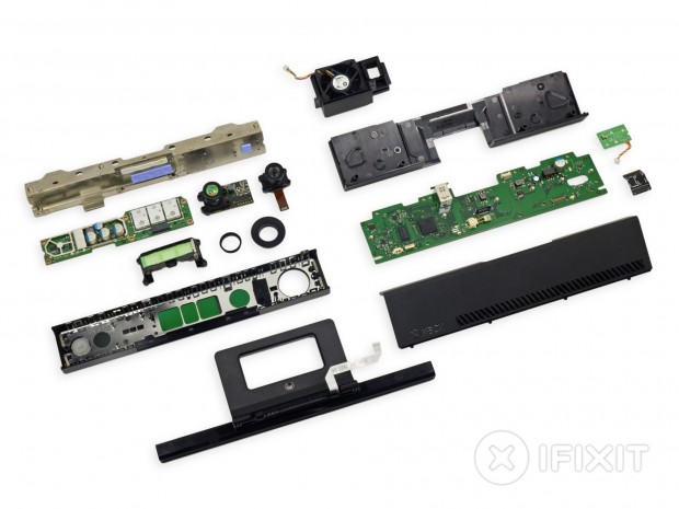 Das Innenleben der Xbox One Kinect (Bilder: iFixit)
