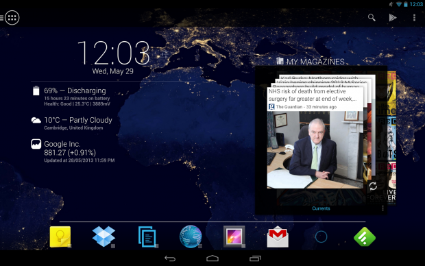 Action Launcher 2.0 (Bild: Chris Lacy)