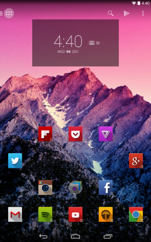 Action Launcher 2.0 (Bild: Chris Lacy)