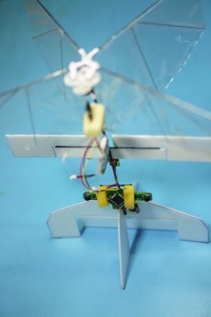 Stereokamera des Delfly Explorer (Bild: Uni Delft)