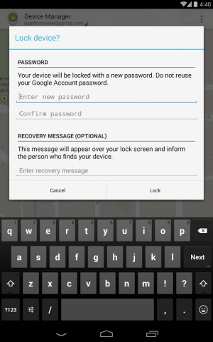 Gerätemanager-App für Android (Bild: Google)
