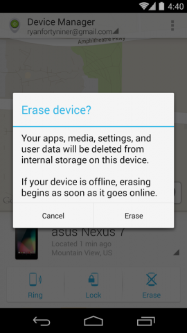 Gerätemanager-App für Android (Bild: Google)