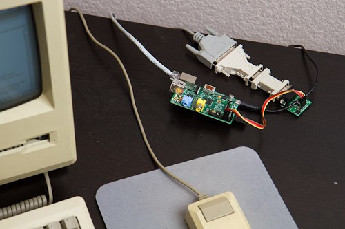 Mac Plus und Rapsberry Pi (Bild: Jeff Keacher)