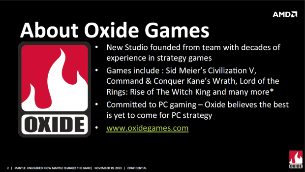 Oxide Games' Präsentation zur Nitrous-Engine und dem Mantle-API (Bild: AMD)