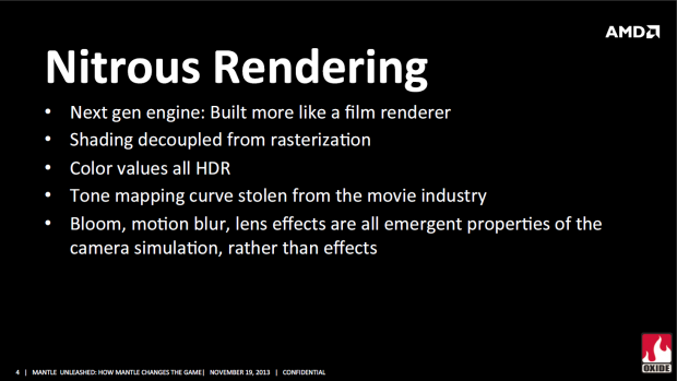 Oxide Games' Präsentation zur Nitrous-Engine und dem Mantle-API (Bild: AMD)