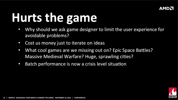 Oxide Games' Präsentation zur Nitrous-Engine und dem Mantle-API (Bild: AMD)