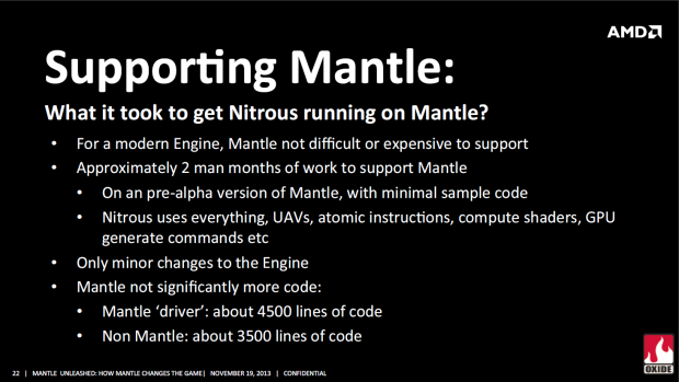 Oxide Games' Präsentation zur Nitrous-Engine und dem Mantle-API (Bild: AMD)