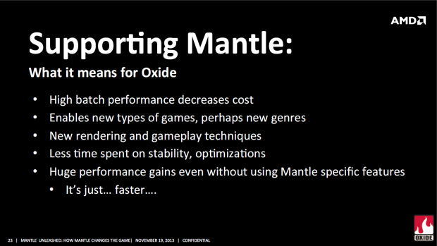 Oxide Games' Präsentation zur Nitrous-Engine und dem Mantle-API (Bild: AMD)