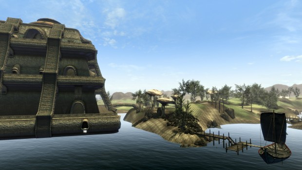 Vivec in Skywind (Screenshot: Marc Sauter/Golem.de)
