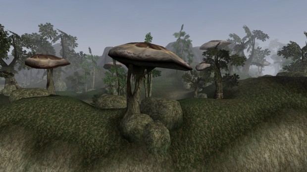 Landschaft nahe Balmora in Morrowind (Screenshot: Marc Sauter/Golem.de)