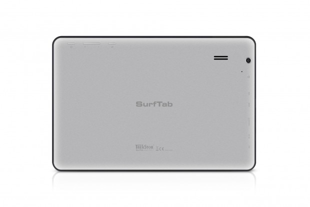 Die Rückseite ist aus Aluminium, hier ist eine 5-Megapixel-Kamera eingebaut. (Bild: Trekstor)