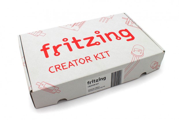 Die Schachtel des Fritzing Creator Kit...