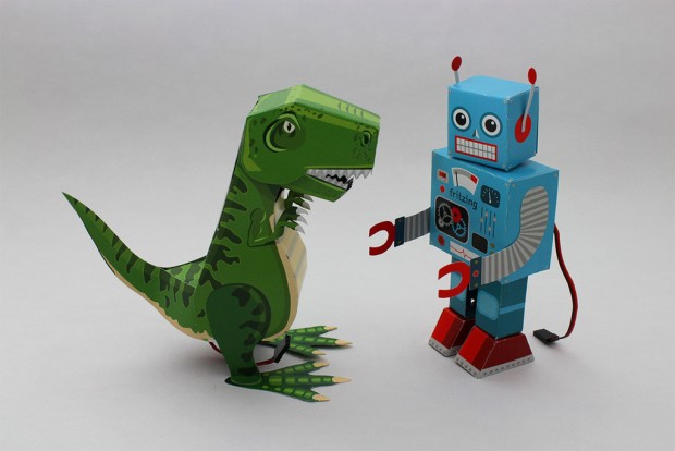 Die beiden Pappkameraden