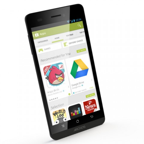 Das Android-Smartphone hat einen 4,5 Zoll großen Bildschirm und unterstützt LTE. (Bild: Archos)