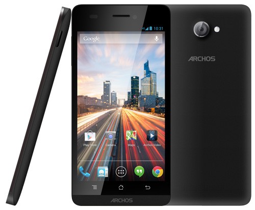 Das 50 Helium 4G hat ein 5 Zoll großes Display mit einer Auflösung von 1.280 x 720 Pixeln. (Bild: Archos)