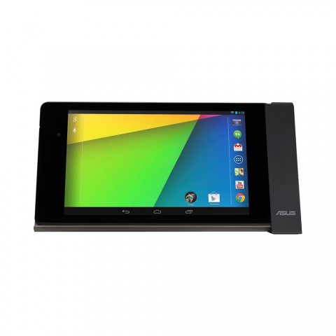 Das Tablet wird in das Dock eingeschoben. (Bild: Asus)
